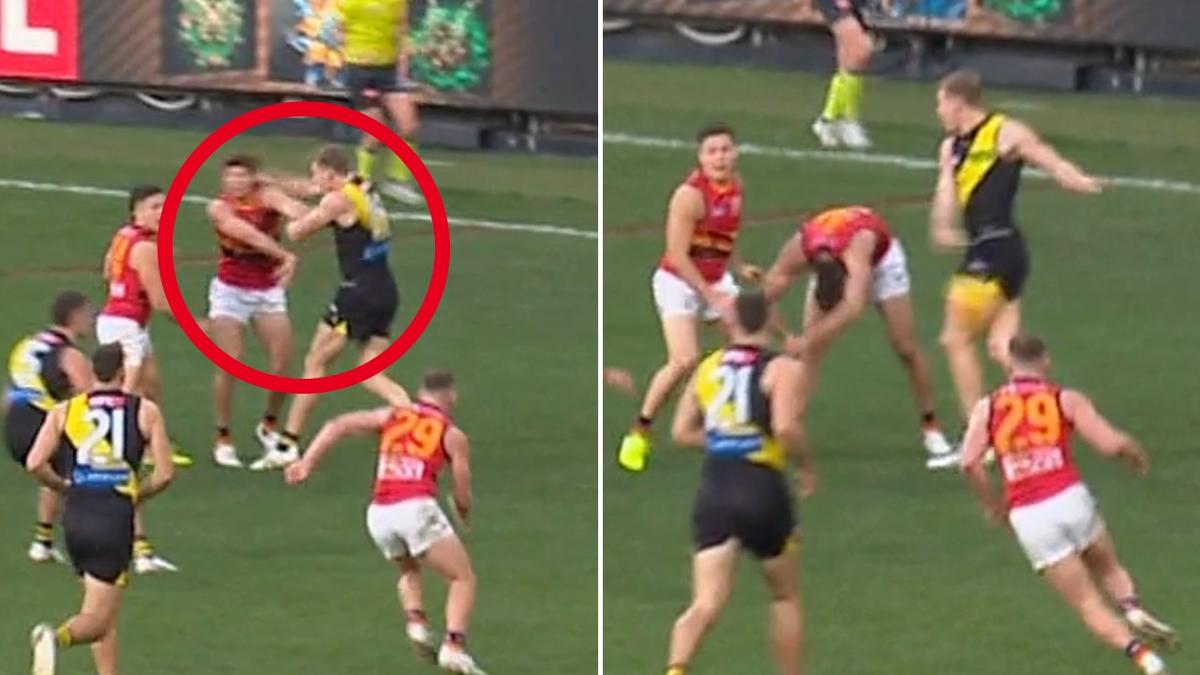 AFL commentators stunned as Richmond veteran Tom Lynch reported for ...