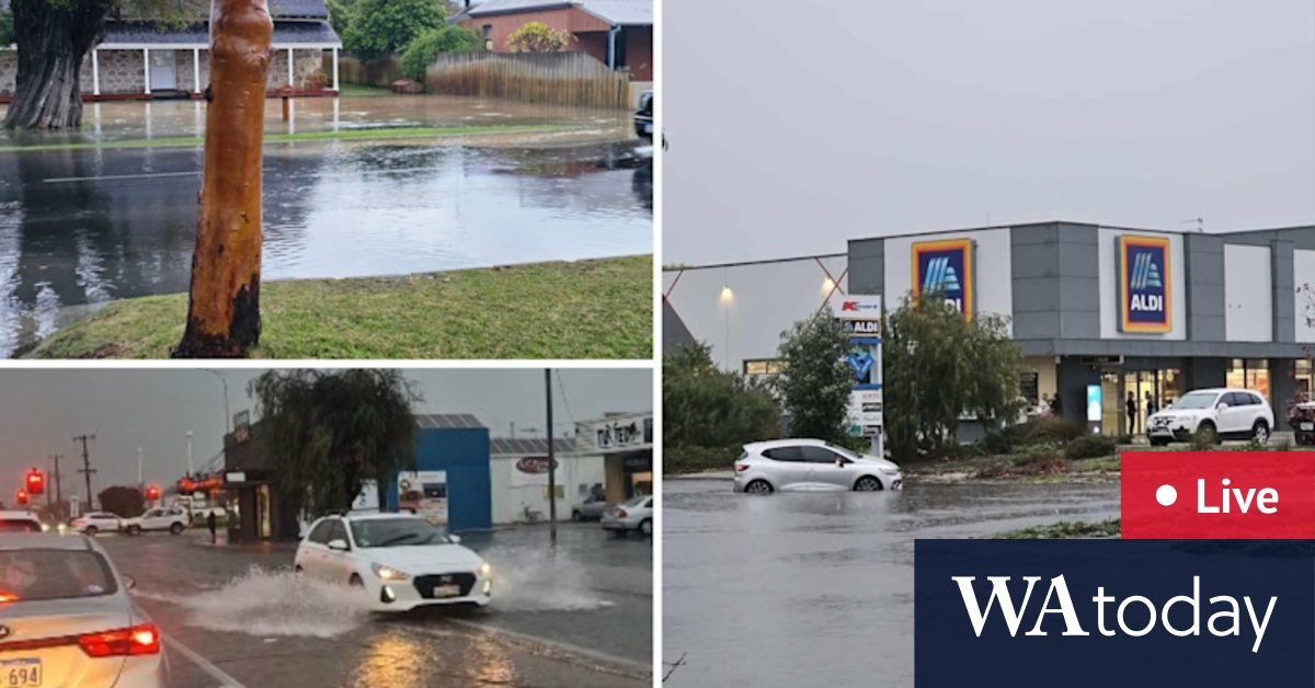 Wild weather causes flash flooding across Perth, South West ...