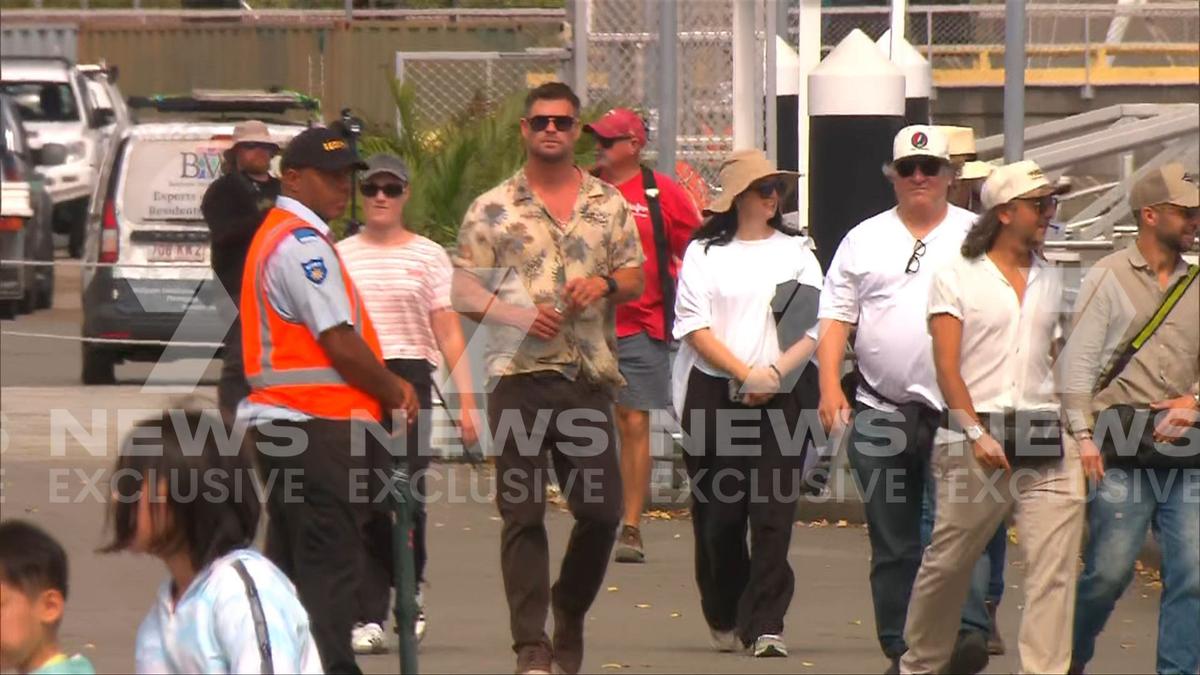 Chris Hemsworth spotted in Brisbane filming new Hollywood movie ...
