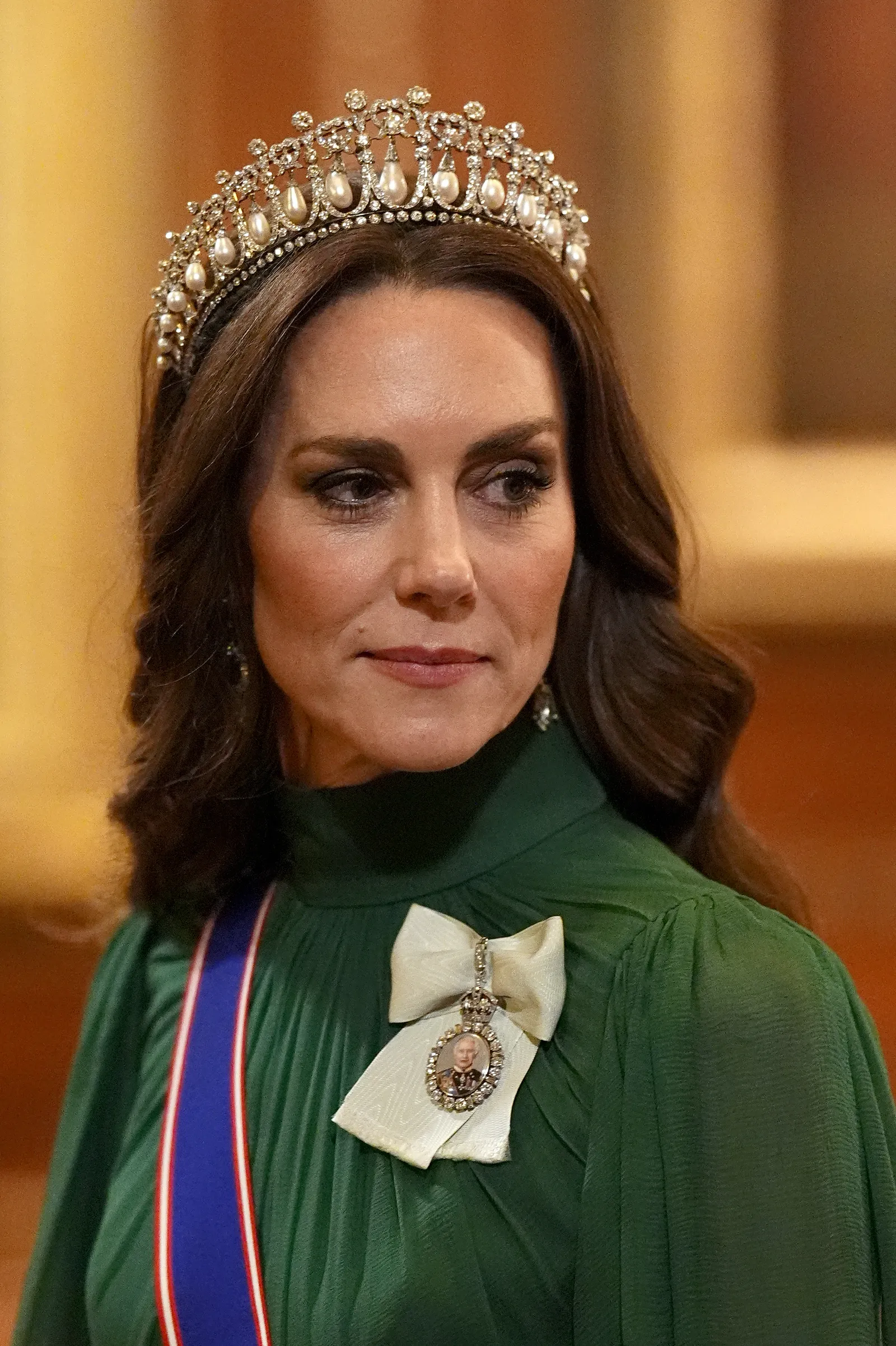 Princess From State The Prince and Princess of Wales share their traditional state banquet ...